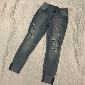Maurices high rise distressed jeans